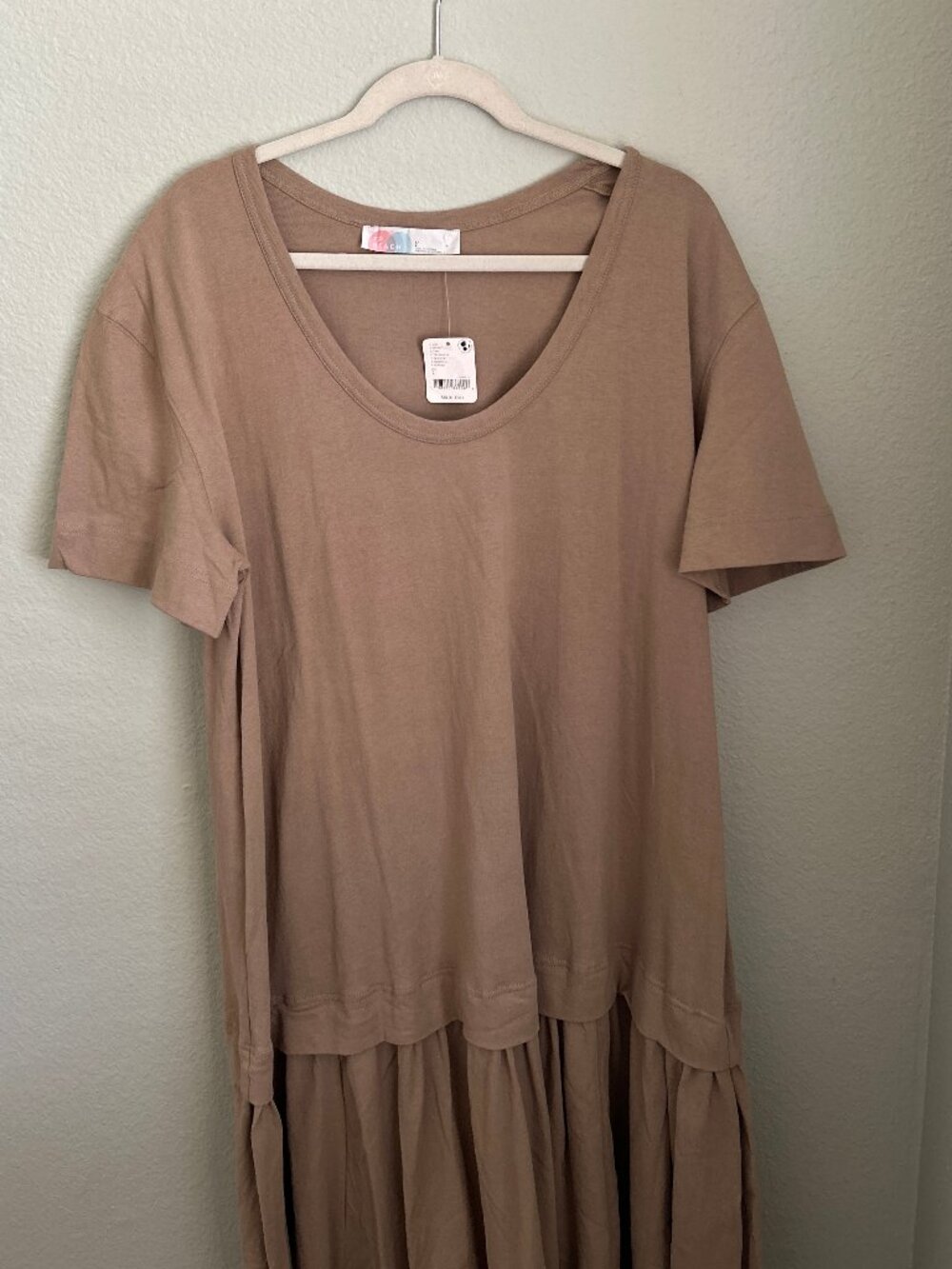 NWT Free People Beach Herron Drop Waist Maxi Dress Size Large Oversized - Picture 3 of 7